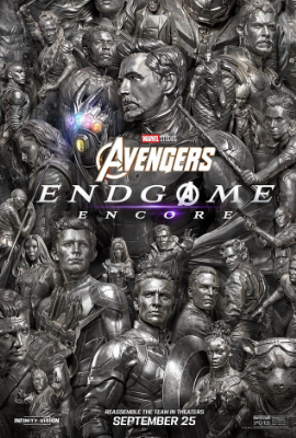 AVENGERS END GAME RE-RELEASE